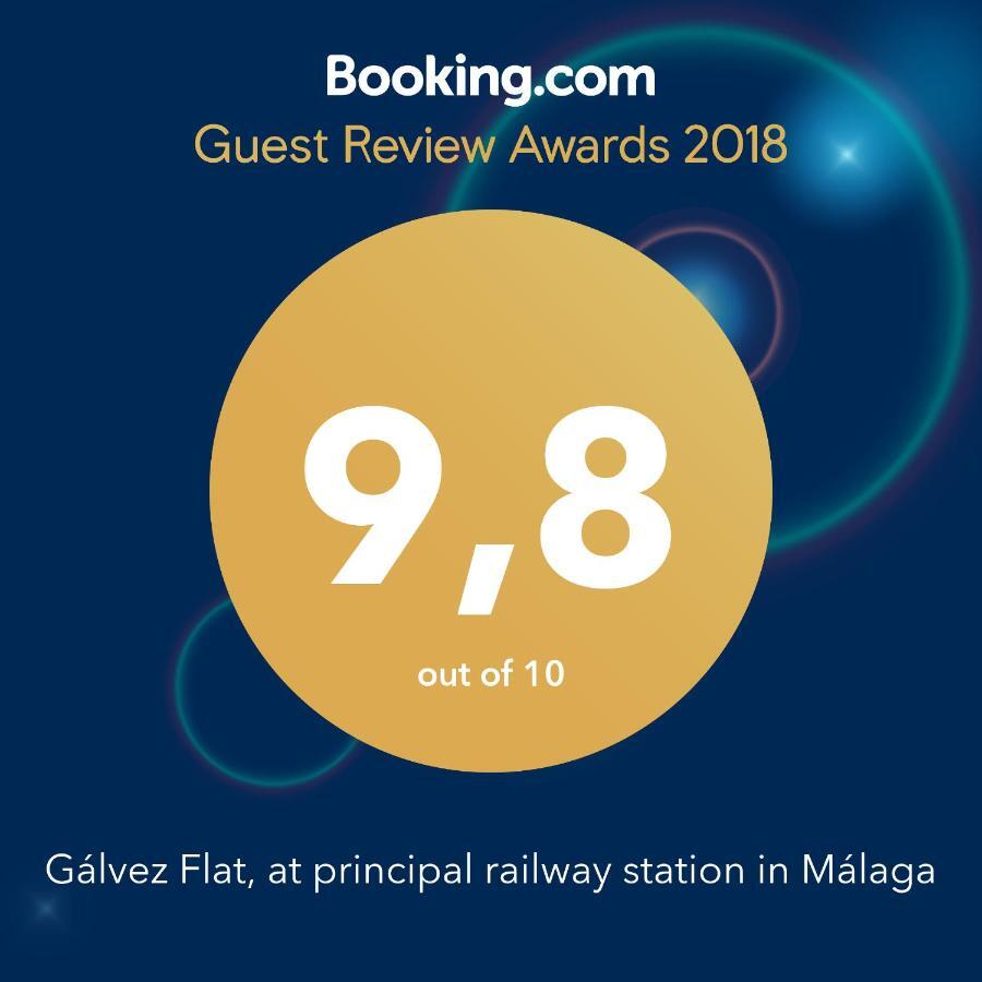 Galvez Flat, At Principal Railway Station In Malaga Apartment Екстериор снимка